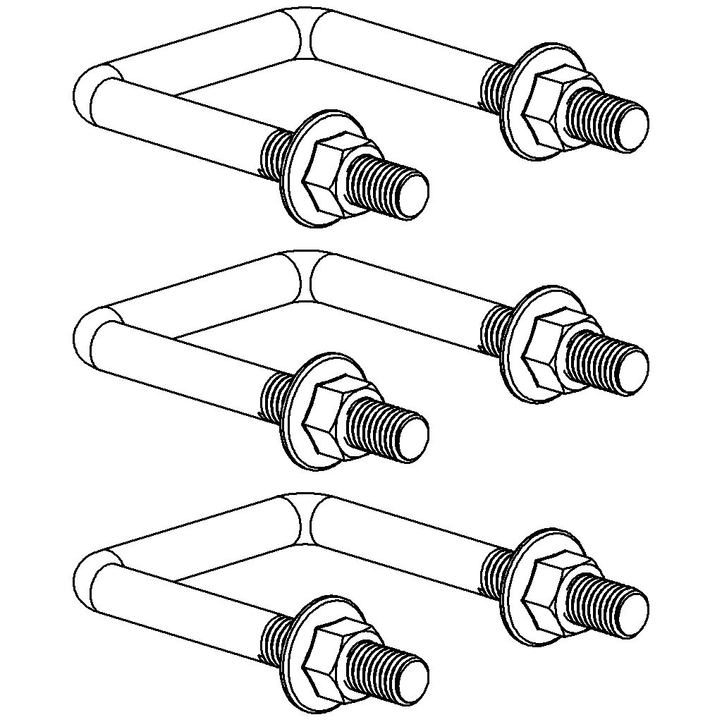 Transport Rack U-Bolts