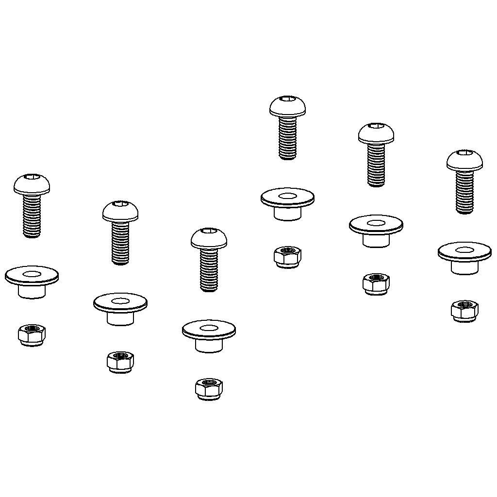 Vacuum End Plate Hardware