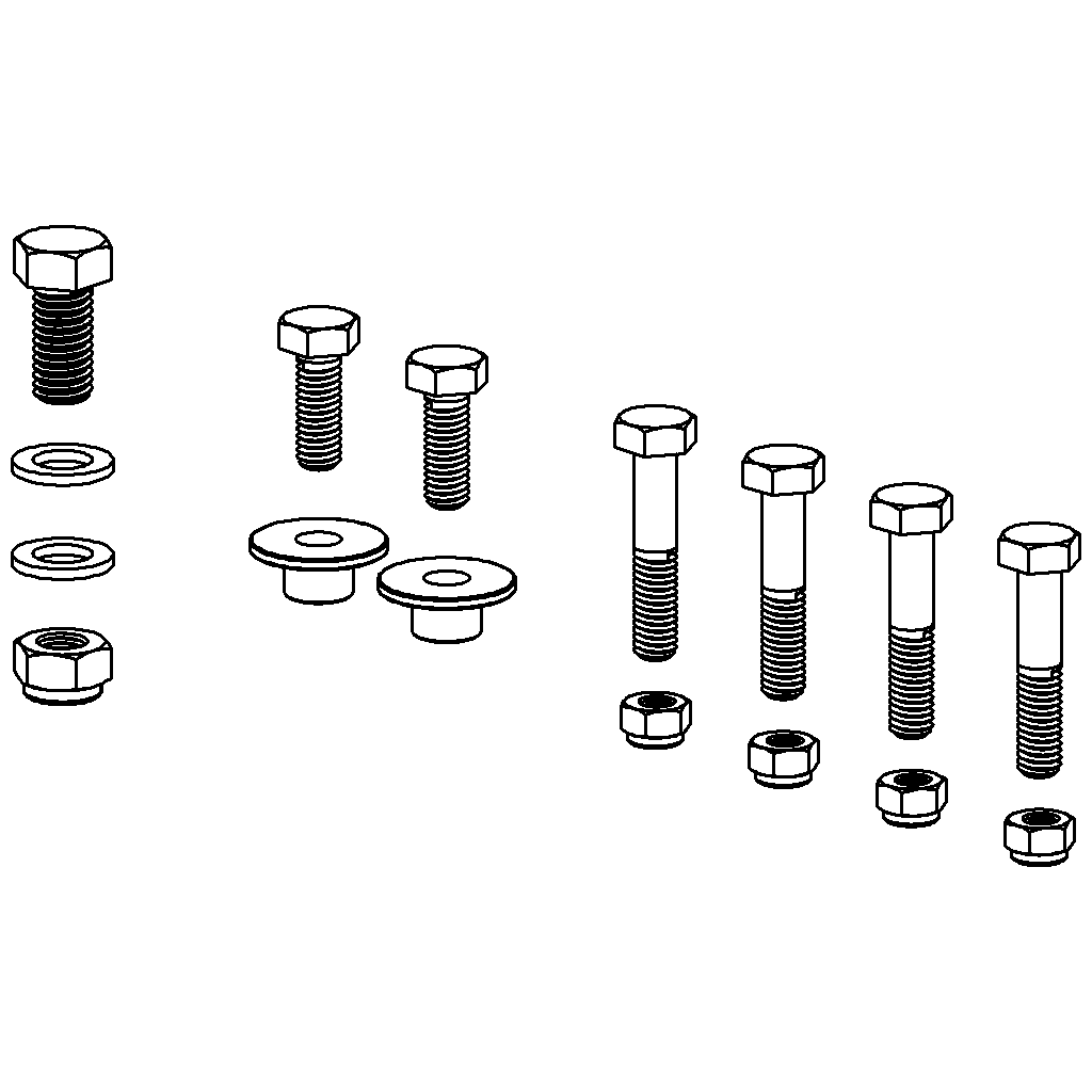 Vacuum Motor Mount Hardware