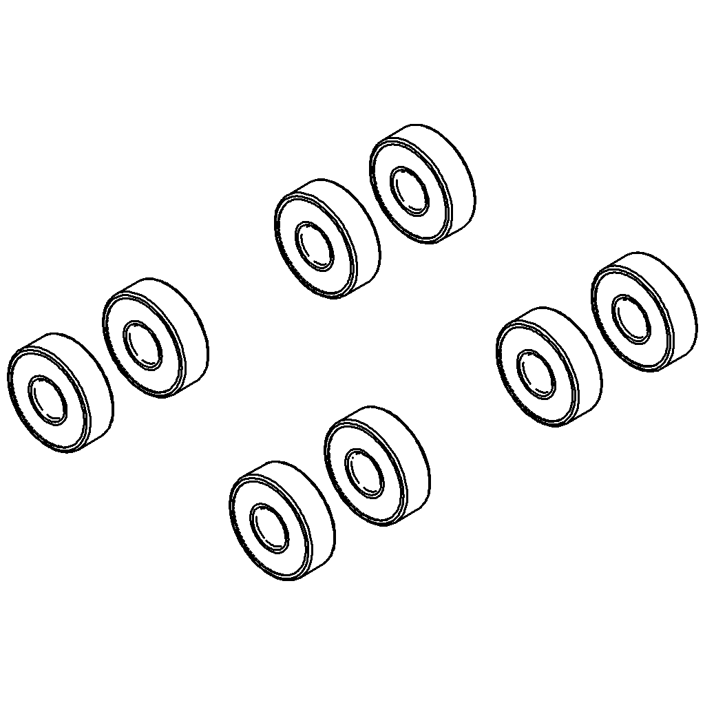 Vacuum Wheel Bearings